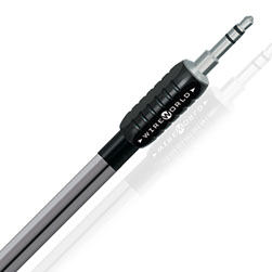 Nano-Platinum Eclipse high end audiophile Mini Jack Cable, carbon fiber, best, portable, 3.5mm